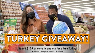 Thanksgiving Turkey Giveaway 2020 | Compare Foods CLT