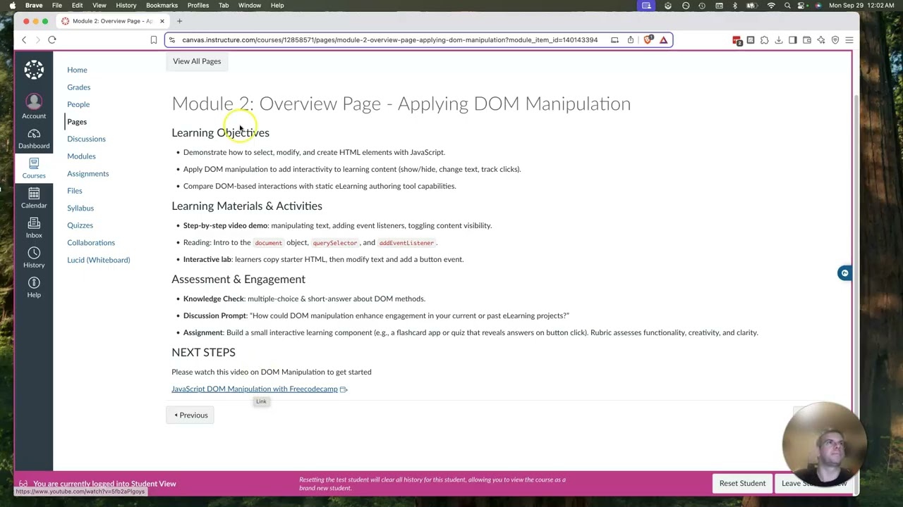 JavaScript and xAPI for eLearning — course overview video