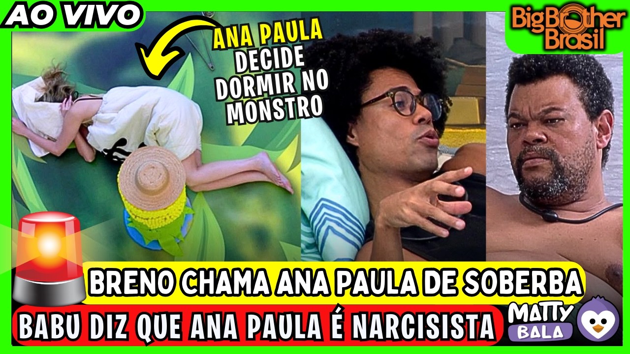 🟢BBB26🚨 ANA PAULA DESISTE do DESAFIO do MONSTRO e DORME! TORCIDA da JORDANA apoia COWBOY #bbb #BBB26