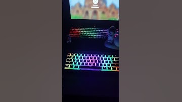 Pudding Keycaps  And Kemove DK 61 Mechanical keyboard  RGB Lights#shorts