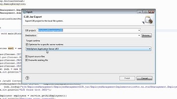 How to Export a EJB jar