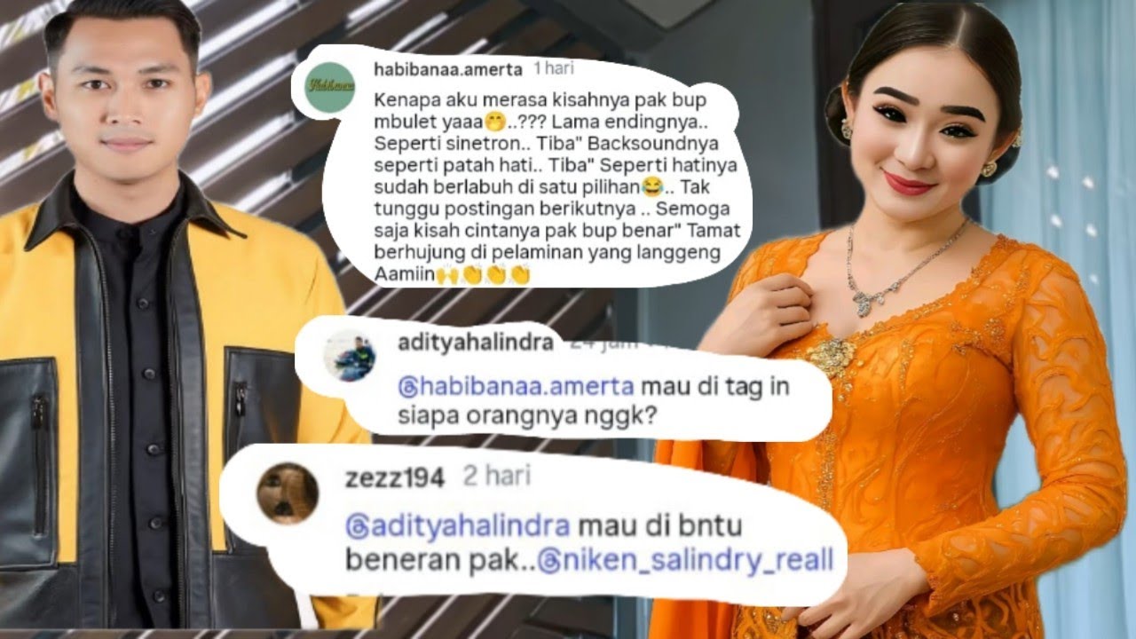 KISAH CINTA MAS LINDRA DAN NIKEN SALINDRY BAGAIKAN SINETRON UCAP NETIZEN