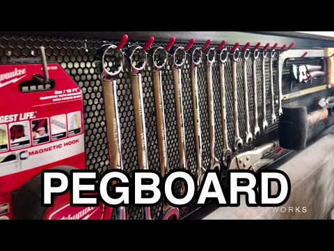 EP6  PEGBOARD : บอร์ดติดผนังสำหรับแขวนเครื่องมือใน GARAGE