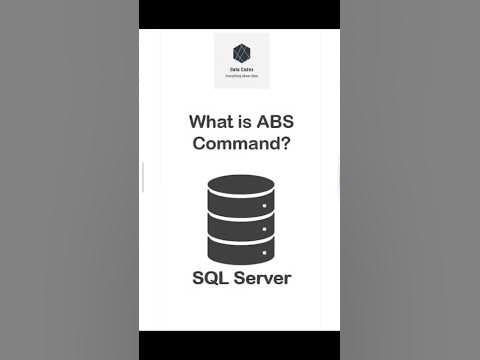 ABS Function | SQL Commands | SQL Server #datacodex #shorts #sqlserver ...