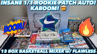 *ONE OF OUR BIGGEST HITS EVER! INSANE 1/1 ROOKIE PATCH AUTO!* 13 Box Basketball Mixer w/ Flawless