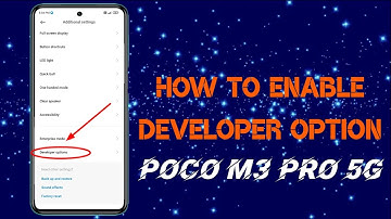 HOW TO ENABLE DEVELOPER OPTION IN POCO  M3 PRO 5G | POCO M3 PRO ME DEVELOPER OPTION  KAISE ON KAREN?