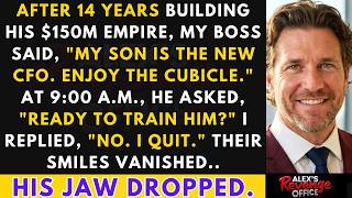 I Built His Logistics Empire, He Gave My CFO Job to His Son—So I Quit at 9