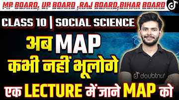 Class 10 Complete Map Work Social Science Board Exam - Amit Sir