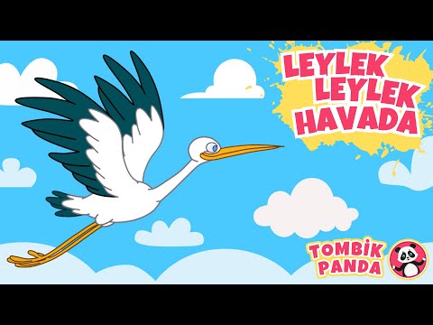 Leylek Leylek Havada - Eğlenceli ve Eğitici Çocuk Şarkıları - Çizgi Film - Tombik Panda