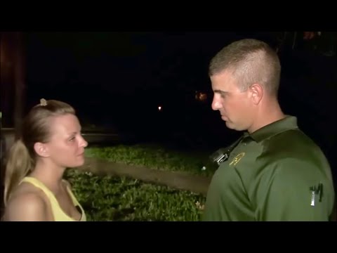 Cops Tv show Sarasota County Florida. Traffic stop. (2013).