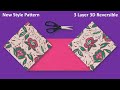 New Style 💗 Fabric Face Mask Sewing Tutorial- 3 Layer Reversible No Fog 3D Mask Cloth- Easy Pattern