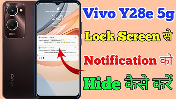 Vivo Y28e 5g Lock Screen Par Notification Ko Hide Kaise Kare // How To Hide Notification Vivo Y28e