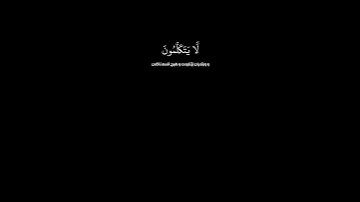 شاشة سوداء قران كريم | سوڕەتی النبأ (ئایەتی ٣٨ بۆ ٣٩) عبد الرحمن مسعد
