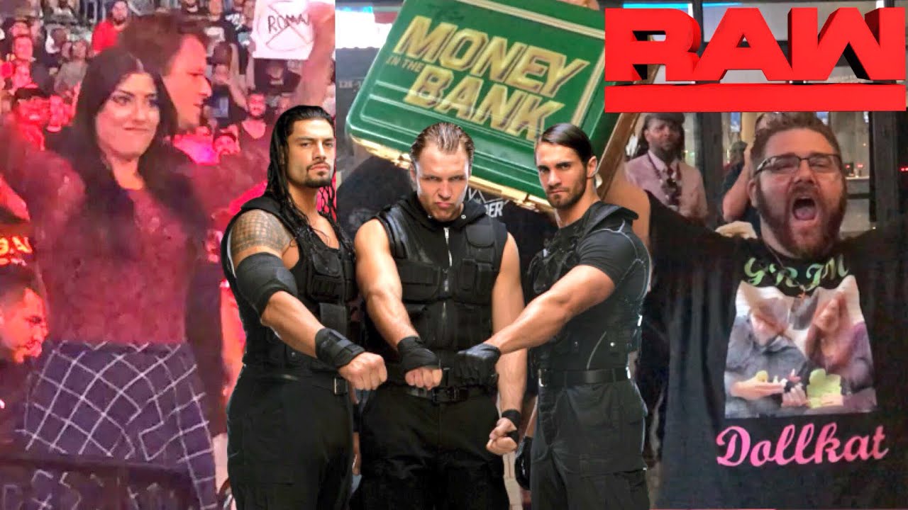 Fans Ejected From WWE Raw (New Footage) Shield Returns Reaction, Grim cashes in (Brooklyn, New York)