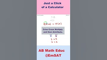 How to Use Calculator to Solve Rational Equation l|EmSAT||Multi steps Equation#mathtricks #mathshelp
