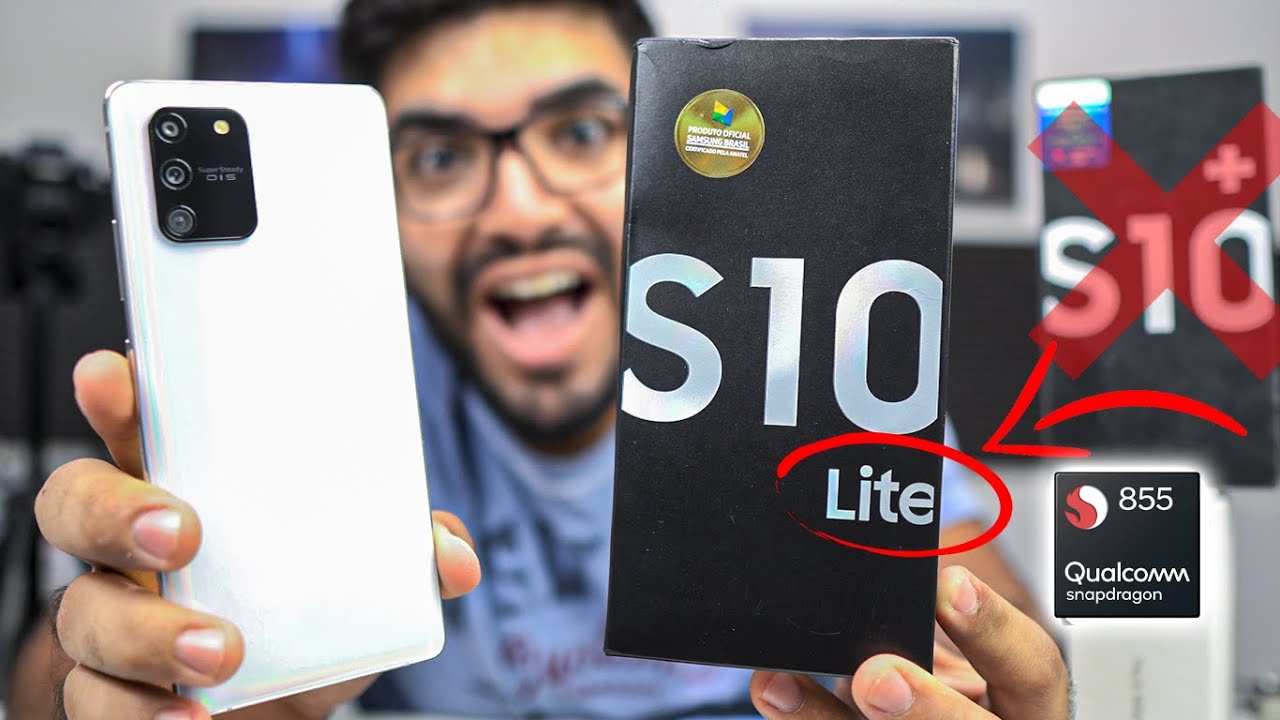 CHEGOU! Galaxy S10 LITE! BRUTO DEMAIS com esse PROCESSADOR! O Snap 855 MAIS em conta do BRASIL! 😍