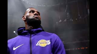LeBron James’ First Lakers Introduction at Staples Center