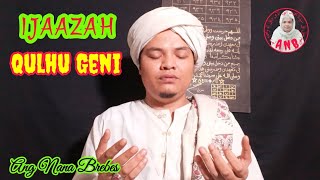 Ijazah Qulhu Geni