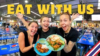 The best BANGKOK FOOD court 🇹🇭 Ruam Sab market Bangkok Thailand