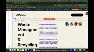 Duda Website Blog Integration with RSS Feed Widget - SEOPro AI