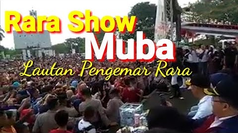 Rara Lida Show di Kabupaten Musi Banyuasin , Ribuan Pengemar Rara Padati lapangan luar Biasa