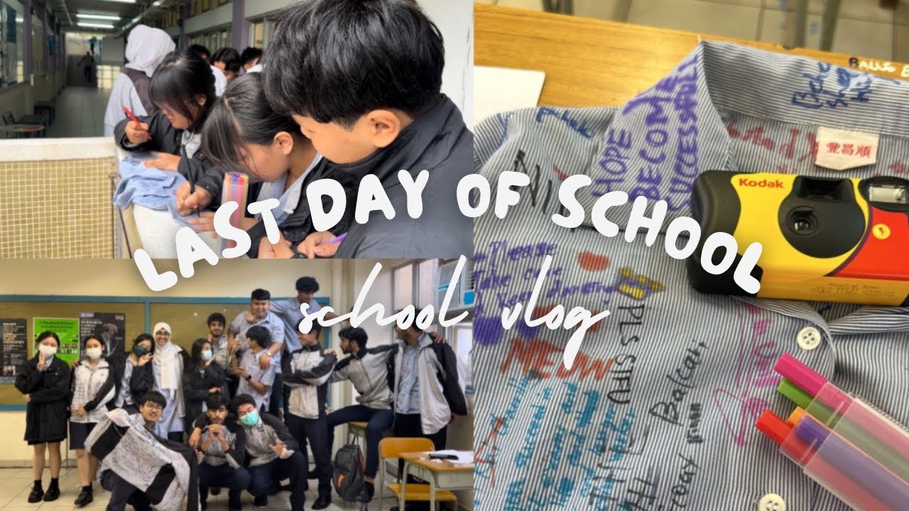last day of secondary school | final moments , school vlog , friends ...