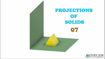 Projections of Solids Q7 - 3D Animation