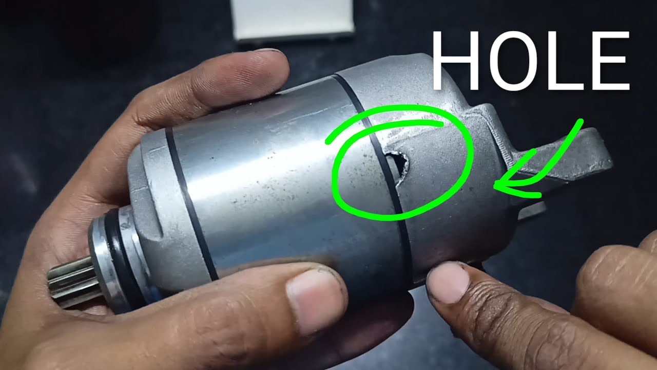 Fitting Self Starter Motor in My Honda Motorcycle | Easy DIY Installation