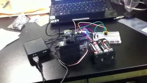 Simple arduino sketch light sensitive servo