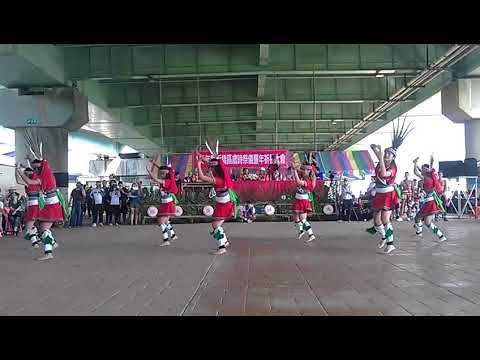 『太巴塱-天藝～表演』..於．2017 板橋區原住民豐年祭．....[ 公視-原民報 & 中國星(報)記者-瑪耀(奇峰)．攝錄 ] 。
