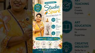 🎨 Studio Spark: Jahan Creativity Banti Hai Career! | Learn Art Like a Pro