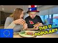 Europeans Try a Patty Melt for the First Time – We're SPEECHLESS!