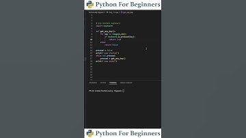 Check For Any Key Input With Python | Python For Beginners