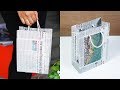 How to Make a Paper Bag with Newspaper – Paper Bag Making Tutorial 'Very Easy'