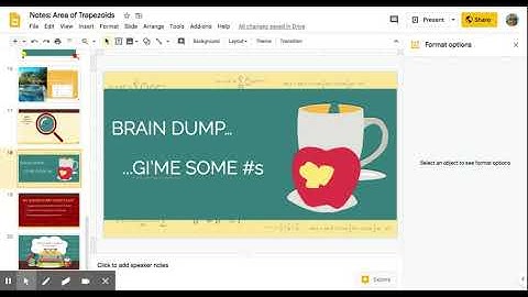 Notes: Area of Trapezoids - Google Slides