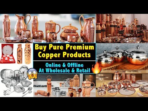 Buy Premium Quality Copper & Stainless Steel Crockery | Copper & Steel Utensils Manufacturer |