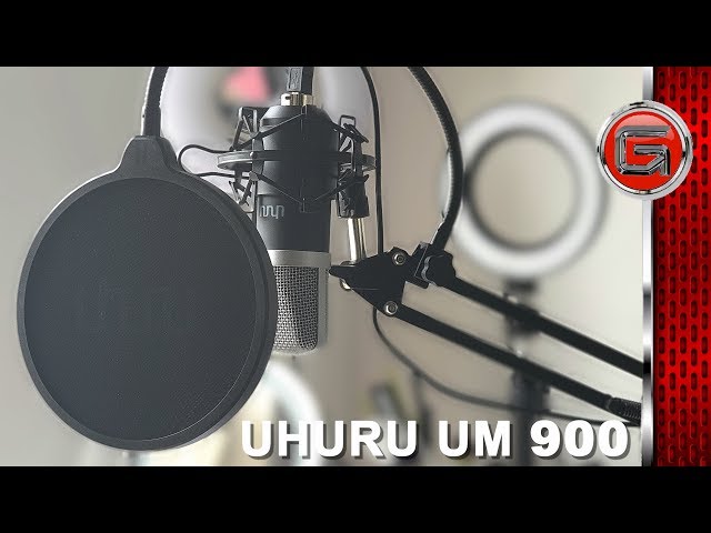 UHURU UM 900 Professional Podcasting Kit Review - USB Condenser Microphone  Setup Guide - YouTube