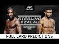 UFC Vegas 116: Sterling vs Zalal Full Card Predictions 🥊