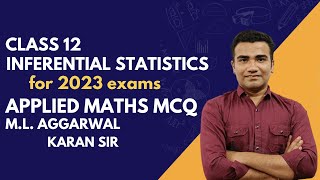 Inferential Stats Mcqs 2023 || Class 12 Applied Maths MCQs 2023 || Inferential Statistics MCQs 2023