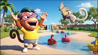 Finnish | Jonnyn viidakon lehtivene-kilpailu | Johnny’s Jungle Leaf Boat Race