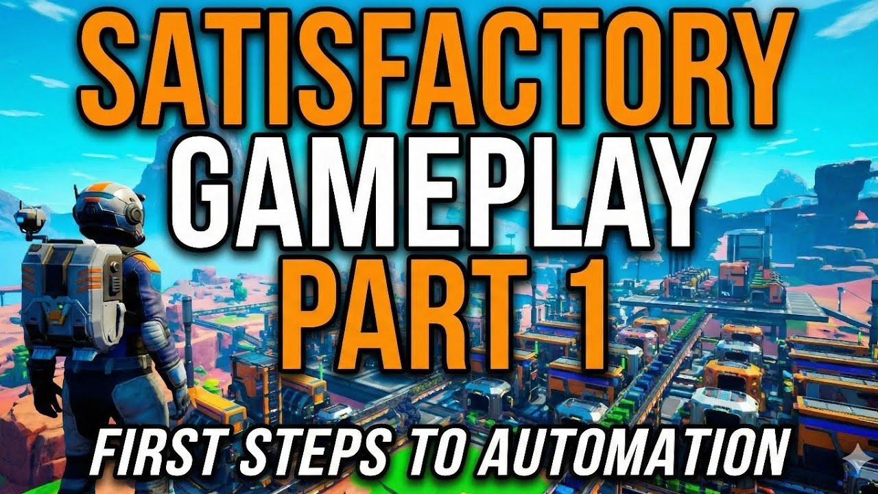Satisfactory Part 1: This Game is ADDICTIVE! 😱[No-Commentary] - YouTube