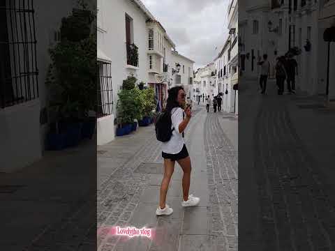 white santorini of Spain #short #shortvideo #views #travel #travelvlog # #lovelyjhovlog