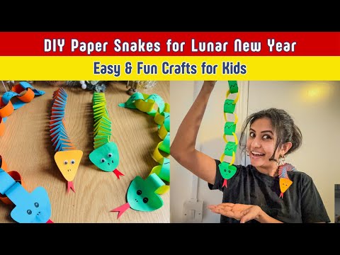 DIY Paper Snakes