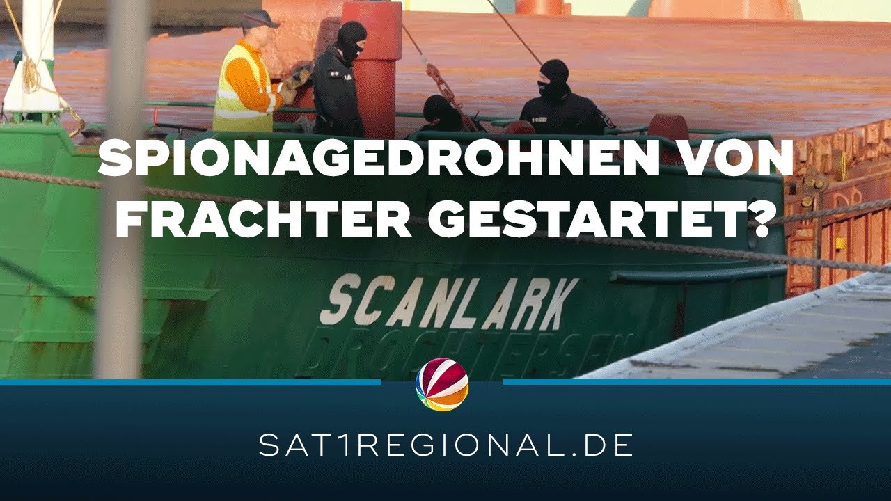 Verdacht auf Spionagedrohnen: Ermittlungen zu gestopptem Frachtschiff in Kieler Schleuse