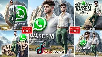 How to create 3D AI Social media boy Images | Viral photo editing 2024 | bing image Ai | more tricks