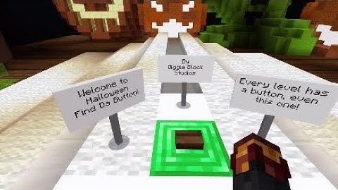 Halloween Find da button - Minecraft game-play