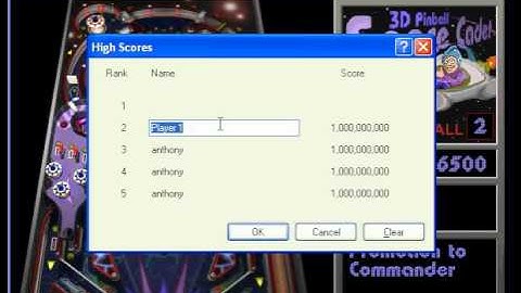 space cadet hidden test pinball hack