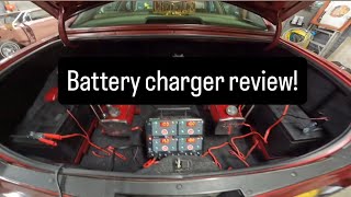 LOWRIDER BATTERY CHARGER?  / SCHUMACHER DSR PRO 4 BANK 10 AMP CHARGER / OPEN BOX AND REVIEW!