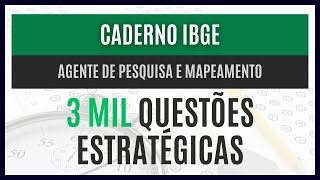 Concurso IBGE 2023 - Cargo de Agente de Pesquisa e Mapeamento (Plataforma com 3 MIL QUESTÕES)
