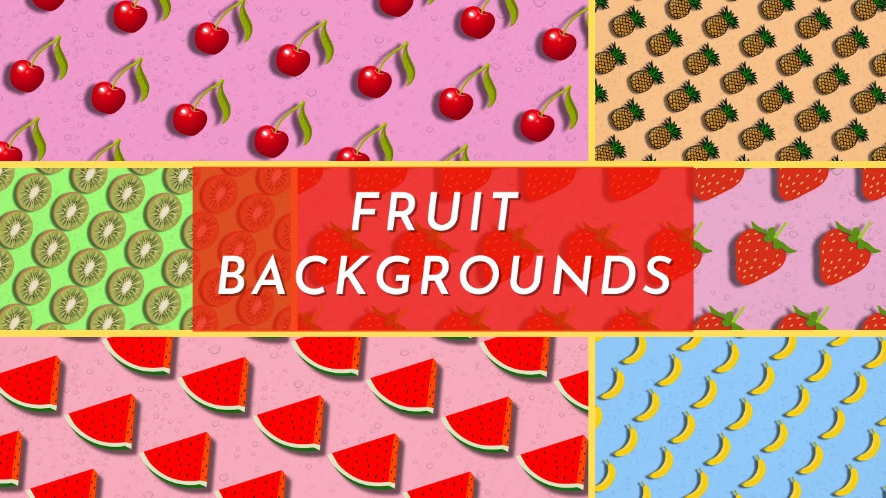 Fruit Background Pack - Royalty Free Fruit Backgrounds
